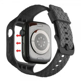 Apple Watch 45mm Armband Vävtextur Svart