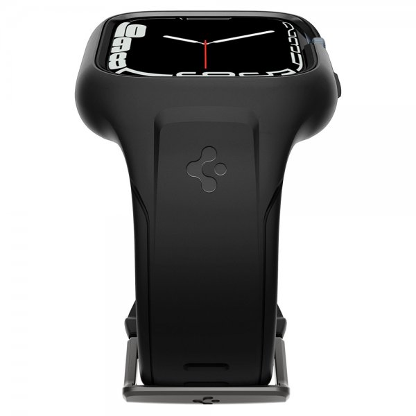 Spigen Apple Watch 45mm Skal med Armband Liquid Air Pro Svart