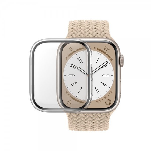 PanzerGlass Apple Watch 45mm Skal med Skärmskydd Full Body Protector Transparent