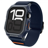 Spigen Apple Watch 46mm (Series 10/11) Armband och Skal Lite Fit Pro Navy Blue