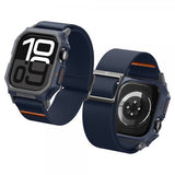 Spigen Apple Watch 46mm (Series 10/11) Armband och Skal Lite Fit Pro Navy Blue