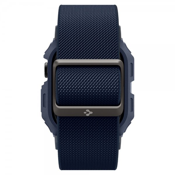 Spigen Apple Watch 46mm (Series 10/11) Armband och Skal Lite Fit Pro Navy Blue