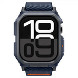 Spigen Apple Watch 46mm (Series 10/11) Armband och Skal Lite Fit Pro Navy Blue