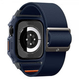 Spigen Apple Watch 46mm (Series 10/11) Armband och Skal Lite Fit Pro Navy Blue