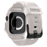 Spigen Apple Watch 46mm (Series 10/11) Armband och Skal Rugged Armor Pro Dune Beige