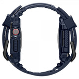 Spigen Apple Watch 46mm (Series 10/11) Armband och Skal Rugged Armor Pro Navy Blue