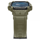 Spigen Apple Watch 46mm (Series 10/11) Armband och Skal Rugged Armor Pro Vintage Khaki