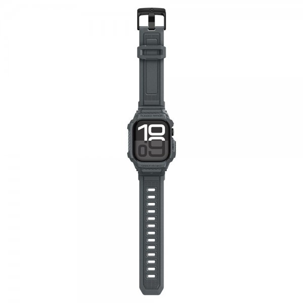 Spigen Apple Watch 46mm (Series 10/11) Armband Rugged Armor Pro 2 Dark Gray