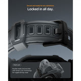 Spigen Apple Watch 46mm (Series 10/11) Armband Rugged Armor Pro 2 Dark Gray