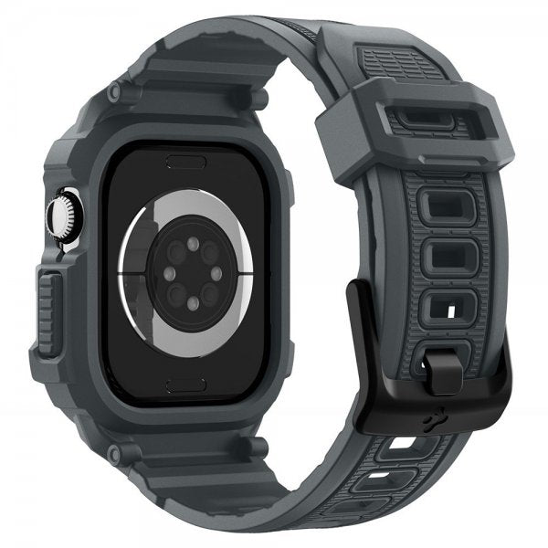 Spigen Apple Watch 46mm (Series 10/11) Armband Rugged Armor Pro 2 Dark Gray