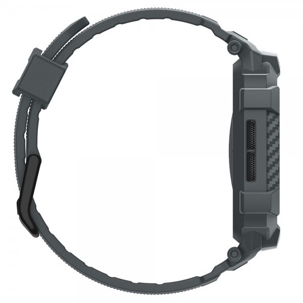 Spigen Apple Watch 46mm (Series 10/11) Armband Rugged Armor Pro 2 Dark Gray