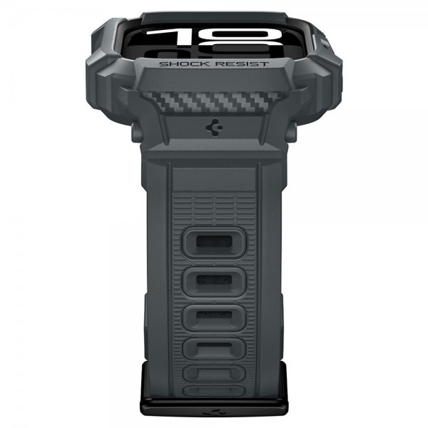 Spigen Apple Watch 46mm (Series 10/11) Armband Rugged Armor Pro 2 Dark Gray