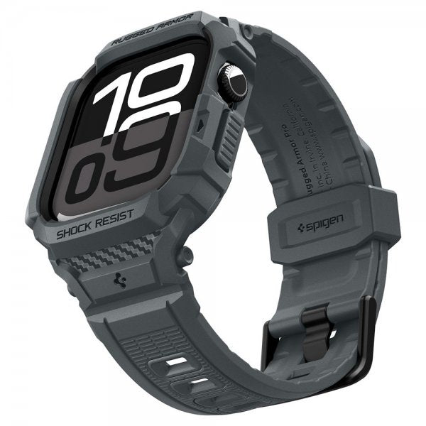 Spigen Apple Watch 46mm (Series 10/11) Armband Rugged Armor Pro 2 Dark Gray
