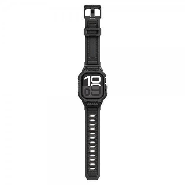 Spigen Apple Watch 46mm (Series 10/11) Armband Rugged Armor Pro 2 Matte Black
