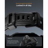 Spigen Apple Watch 46mm (Series 10/11) Armband Rugged Armor Pro 2 Matte Black
