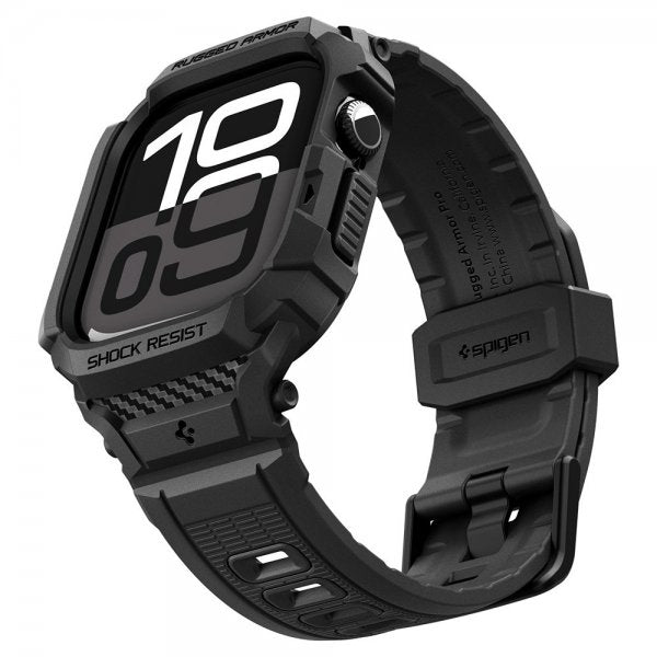 Spigen Apple Watch 46mm (Series 10/11) Armband Rugged Armor Pro 2 Matte Black