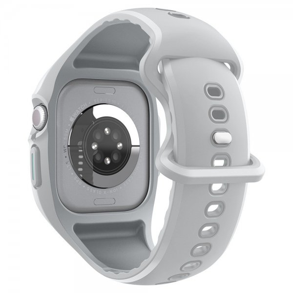 Spigen Apple Watch 46mm (Series 10/11) Skal med Armband Liquid Air Pro Grå