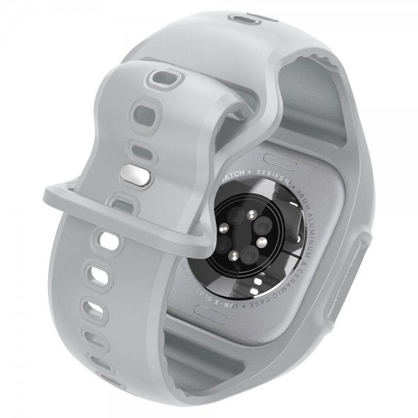 Spigen Apple Watch 46mm (Series 10/11) Skal med Armband Liquid Air Pro Grå