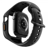 Spigen Apple Watch 46mm (Series 10/11) Skal med Armband Liquid Air Pro Matte Black