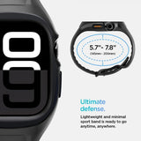 Spigen Apple Watch 46mm (Series 10/11) Skal med Armband Liquid Air Pro Matte Black