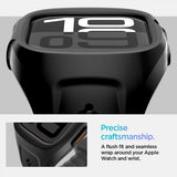 Spigen Apple Watch 46mm (Series 10/11) Skal med Armband Liquid Air Pro Matte Black