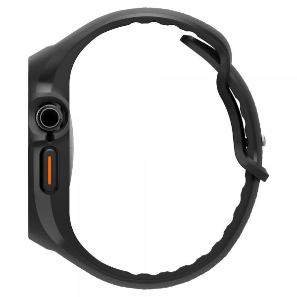 Spigen Apple Watch 46mm (Series 10/11) Skal med Armband Liquid Air Pro Matte Black
