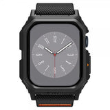 Spigen Apple Watch 46mm (Series 10/11) Armband och Skal Lite Fit Pro Matte Black