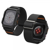 Spigen Apple Watch 46mm (Series 10/11) Armband och Skal Lite Fit Pro Matte Black