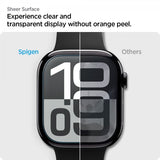 Spigen Apple Watch 46mm (Series 10/11) Skärmskydd EliteShield EZ Fit 2-pack
