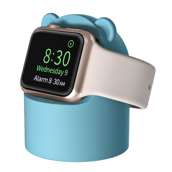Apple Watch Hållare till Laddare Björn Ljusblå