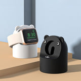 Apple Watch Hållare till Laddare Björn Ljusblå