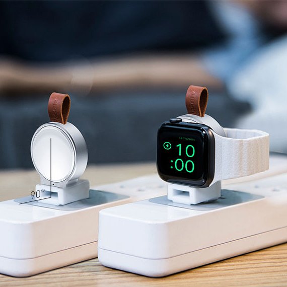 Baseus Apple Watch Laddare BS-IW02 Dotter Vit