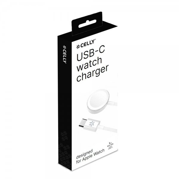 Celly Apple Watch Laddare USB-C 1m Vit