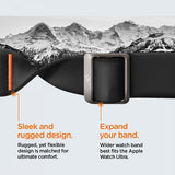 Spigen Apple Watch Ultra 49mm Armband och Skal Lite Fit Pro Matte Black