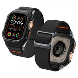 Spigen Apple Watch Ultra 49mm Armband och Skal Lite Fit Pro Matte Black
