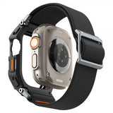 Spigen Apple Watch Ultra 49mm Armband och Skal Lite Fit Pro Matte Black