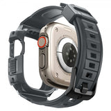 Spigen Apple Watch Ultra 49mm Armband och Skal Rugged Armor Pro Dark Gray