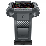 Spigen Apple Watch Ultra 49mm Armband och Skal Rugged Armor Pro Dark Gray