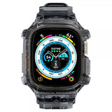 Spigen Apple Watch Ultra 49mm Armband och Skal Rugged Armor Pro Space Crystal