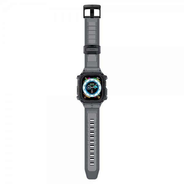 Spigen Apple Watch Ultra 49mm Armband och Skal Rugged Armor Pro Space Crystal