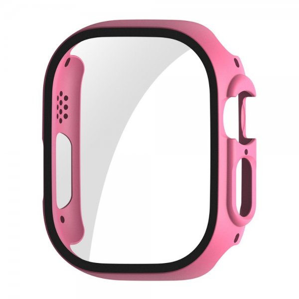 Enkay Apple Watch Ultra 49mm Skal med Inbyggt skärmskydd Rosa