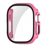Enkay Apple Watch Ultra 49mm Skal med Inbyggt skärmskydd Rosa