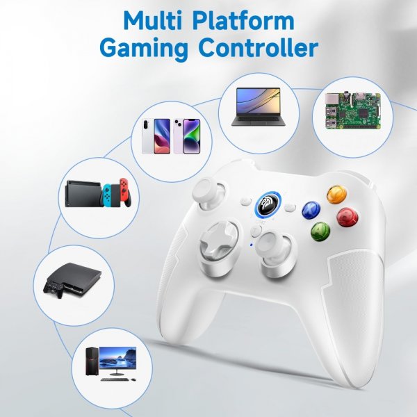 EasySMX Arion 9013 Pro Trådlös Spelkontroll PC/Switch/Phone Vit
