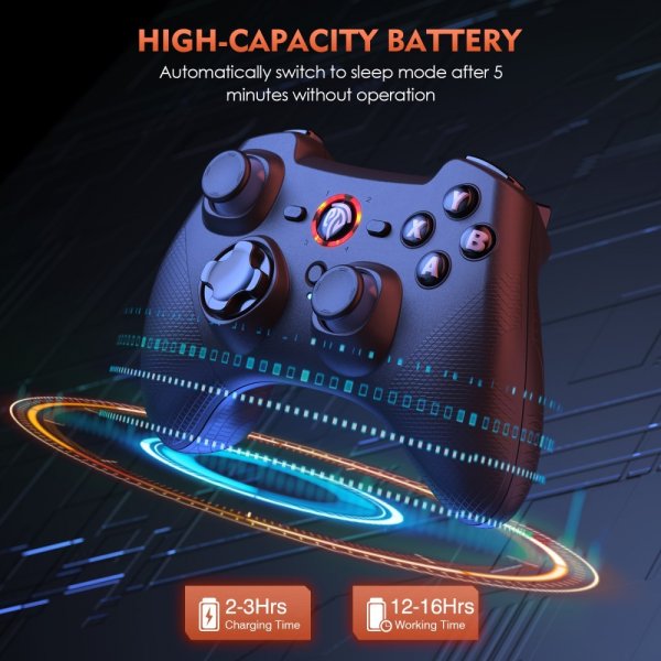 EasySMX Arion 9101 Trådlös Spelkontroll PS3/Android/PC Svart