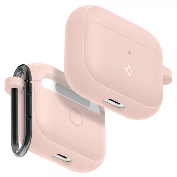 Spigen AirPods 3 Skal Silicone Fit Pink Sand
