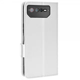 Asus ROG Phone 6/ROG Phone 6 Pro Fodral Litchi Vit