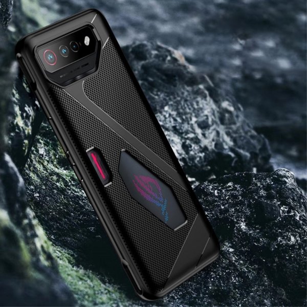 Asus ROG Phone 7 Skal med Textur Svart