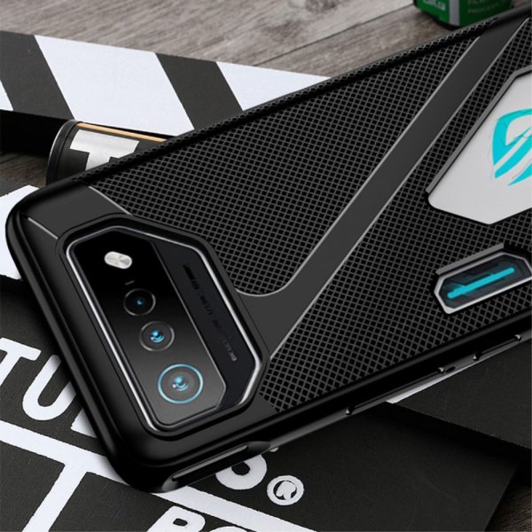 Asus ROG Phone 7 Skal med Textur Svart