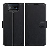 Asus Zenfone 8 Flip Fodral Litchi Svart