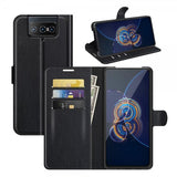 Asus Zenfone 8 Flip Fodral Litchi Svart